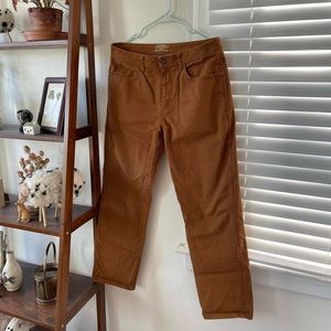 REI Trailsmith cargo pants rust brown